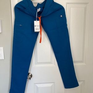 Figs Yola Skinny Scrub Pants XXS in Alps Blue